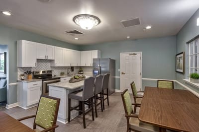 Interior view of a kitchen area in the facility.