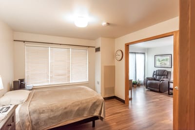 Interior view of a cozy resident room