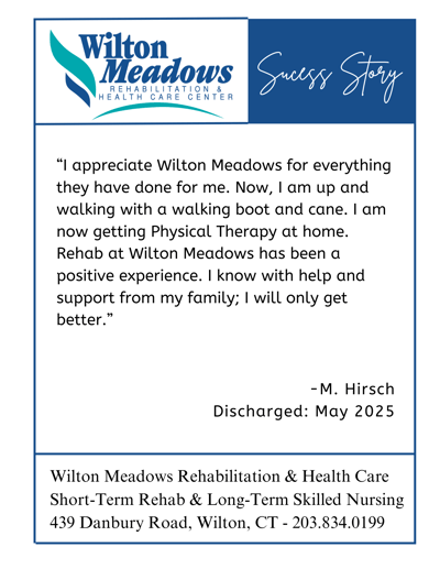 Testimonial featuring a resident's experience