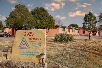 Exterior view of Vista Hermosa living care facility