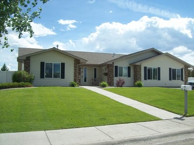 Exterior view of a senior care facility