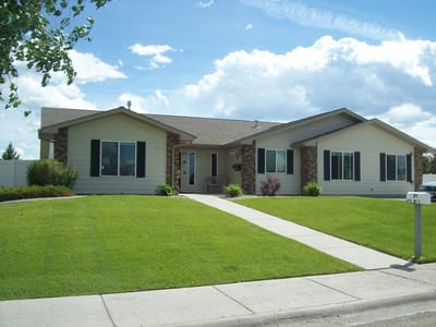 Exterior view of a senior care facility