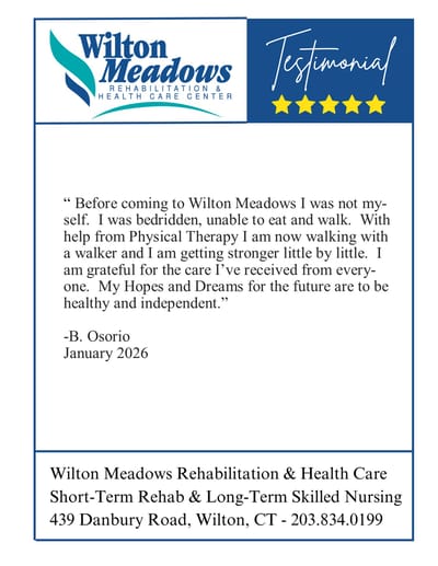 Testimonial highlighting a resident's experience