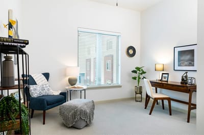 Bright and cozy resident room with a view
