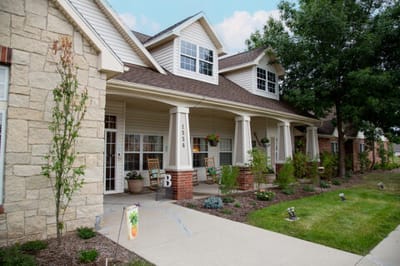 Exterior view of the Bickford of Bourbonnais entrance