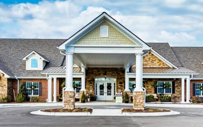 Front entrance of Bickford of Bourbonnais facility