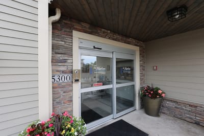 Entrance to The Harbors Senior Living of Fridley