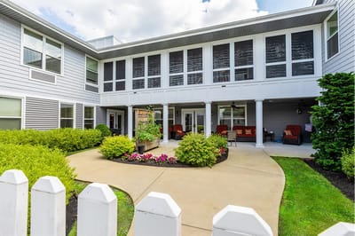 Exterior view of the Fairview Senior Living entrance