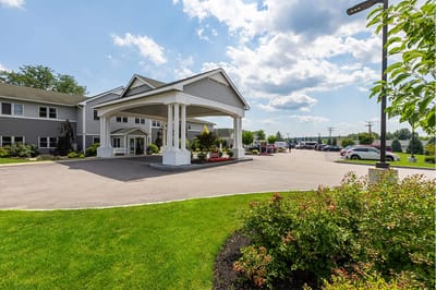 Exterior view of the Fairview Senior Living entrance