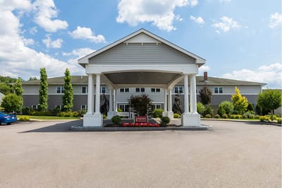 Exterior view of the Fairview Senior Living building