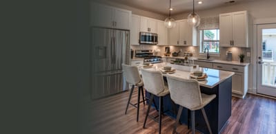 Bright and modern kitchen in a senior living facility