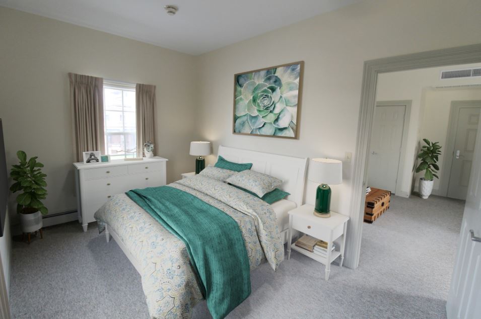 Well-furnished private resident room with a cozy atmosphere