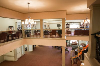 Interior view of a common area in the facility