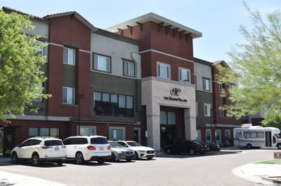 Exterior view of Manor Village at Desert Ridge building