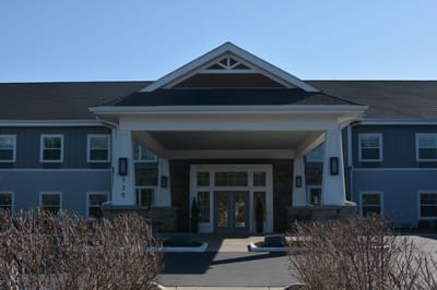 Building entrance of Provision Living at Forest Hills