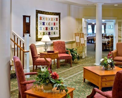 Common area with comfortable seating and decor