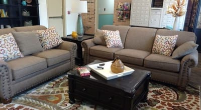 Cozy common area with seating and decor
