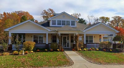 Exterior view of Maple Ridge Senior Living facility