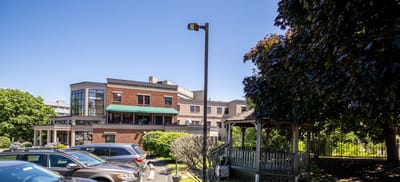 Exterior view of the nursing and rehabilitation center