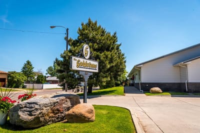 Exterior view of The Goldstone Assisted Living facility