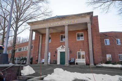 Exterior view of The Smith House facility entrance