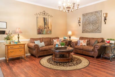 Cozy common area with comfortable seating
