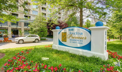 Exterior view of the facility sign and entrance