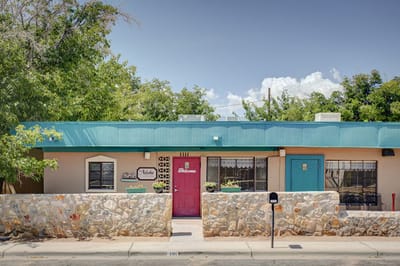 Exterior view of the facility entrance