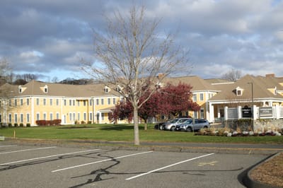 Exterior view of the Coachman Square at Woodbridge facility