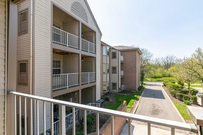 View of the exterior of the facility and surrounding garden