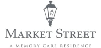 Market Street logo featuring a street lamp