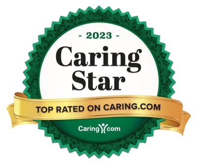 2023 Caring Star award badge