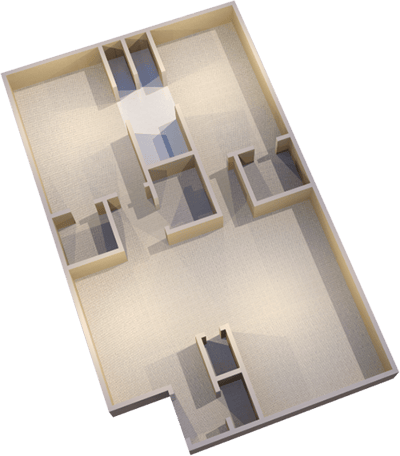 Architectural floor plan layout