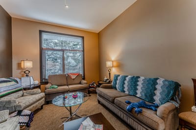 Cozy lounge area with comfortable seating