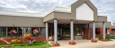 Exterior view of Northcott Care Centre building