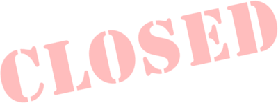 Red closed sign