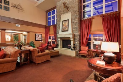 Cozy interior of the living room with comfortable seating