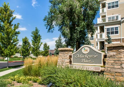 Exterior view of MacKenzie Place senior living facility