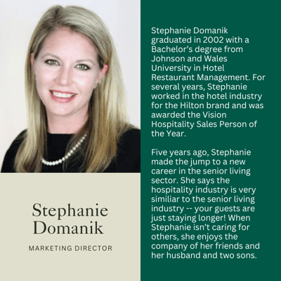Profile information of a marketing director