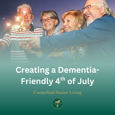 Residents celebrating with sparklers on July 4th