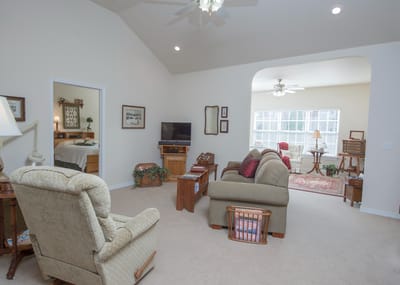 Cozy common area with comfortable seating