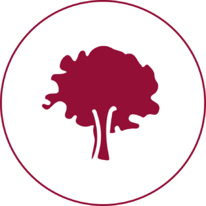 Avery Heights Assisted Living and Memory Care, independent living in Hartford, CT — Tree silhouette within a circular design