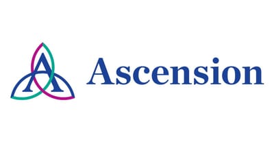 Company logo on a white background