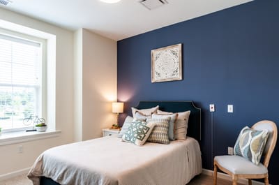 Cozy private resident room with stylish decor