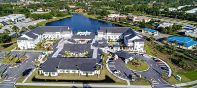Aerial view of Watercrest St. Lucie West campus