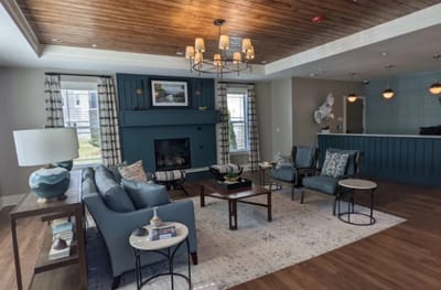 Bright and inviting common area with comfortable seating