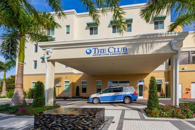 Exterior view of The Club at Boynton Beach entrance