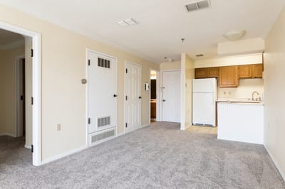 Interior view of a resident's living space