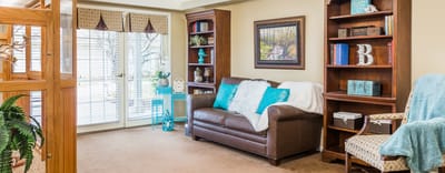 Cozy interior lounge area with inviting decor