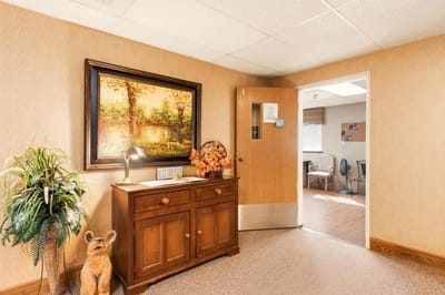 Interior view of a welcoming common area.